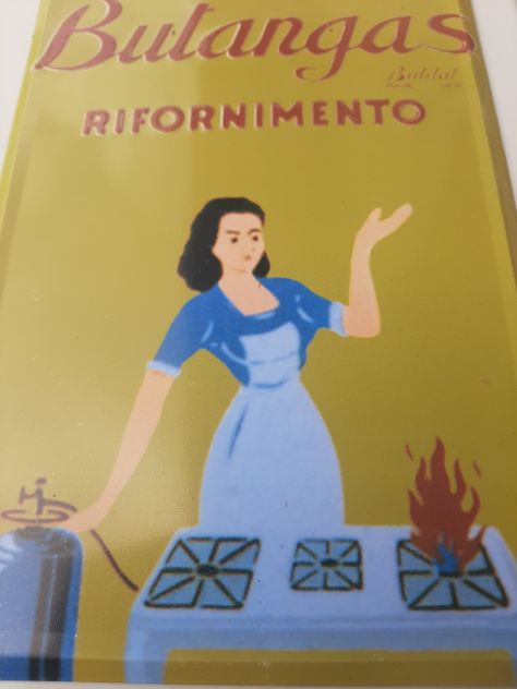 INSEGNA BUTANGAS RIFORNIMENTO TARGA IN RILIEVO - Foto 2