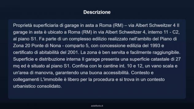 Immobile in asta di 27 m² in vendita a Roma - Foto 3