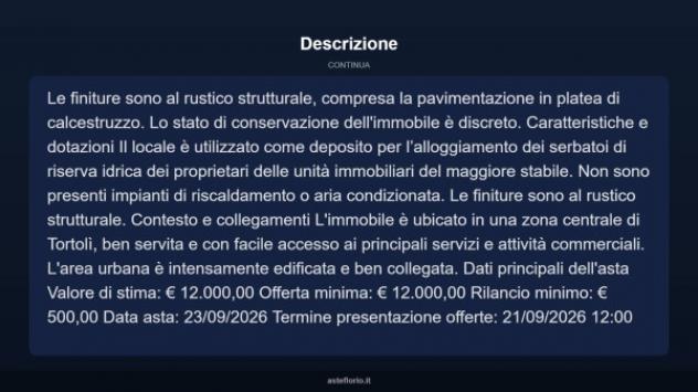 Immobile in asta di 40 m² in vendita a Tortolì - Foto 9