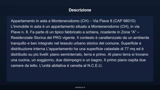 Immobile in asta di 77 m² in vendita a Montenerodomo - Foto 4