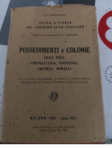 Guida d'Italia del TCI, Possedimenti e colonie. (T.C.I.).