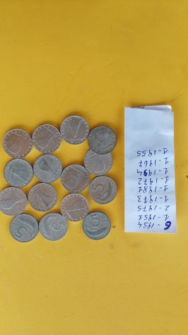 Monete da 5 lire Italia - Foto 3
