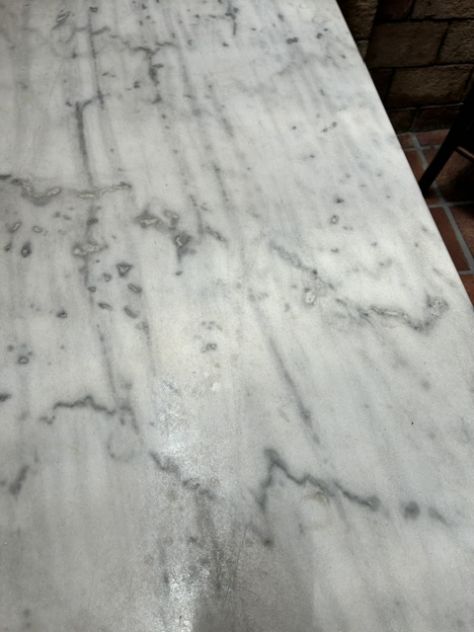 Tavolo con pietra in marmo originale inizio 900 - Foto 2