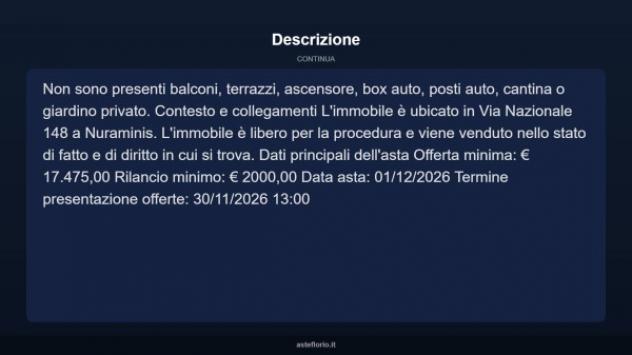 Immobile in asta di 130 m² con più di 5 locali in vendita a Nuraminis - Foto 13