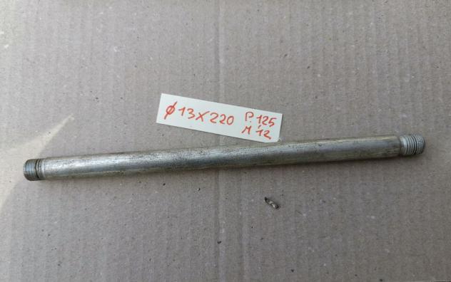 Perno asse forcellone ruota ø13 L220 M12 P1,25