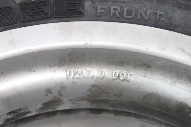 KYMCO GRAN DINK 250 44601KHD890BNJA CERCHIO RUOTA ANTERIORE 12X3.0 01 - 06 FRONT WHEEL - Foto 3