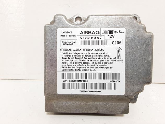 CENTRALINA AIRBAG FIAT Grande Punto 2° Serie 51838067 (0810)