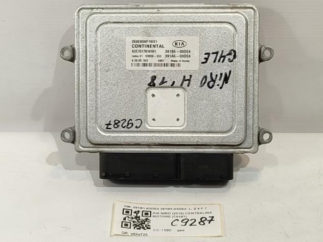 CENTRALINA MOTORE KIA Niro Serie 391B1-03DE4 391B5-03DE4 hybrid 1580 (16) - Foto 3