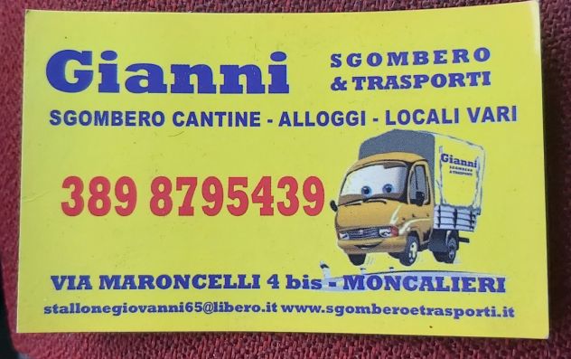 Sgombero e trasporti