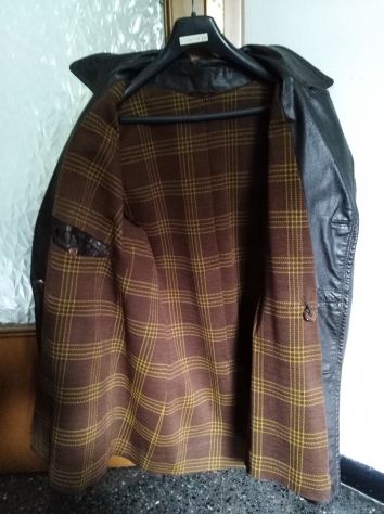 giubbotto in pelle vintage taglia 54 - Foto 3