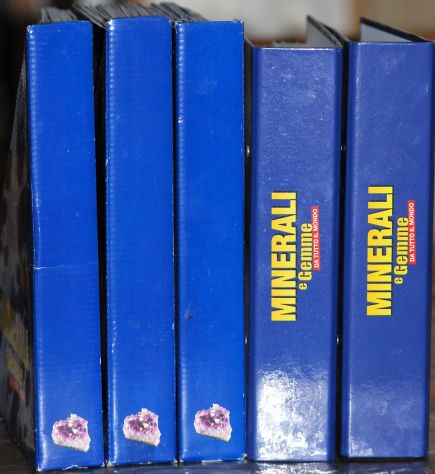 Raccolta Completa di Minerali e Gemme – N° 86 Elementi + Espositori e Schede - Foto 7