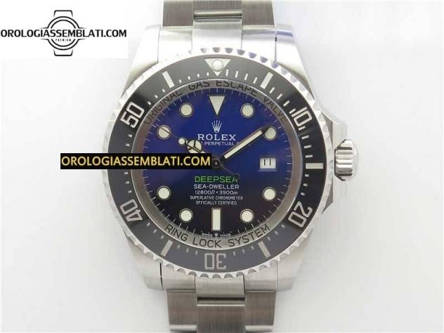 Rolex Replica SEA-DWELLER 126660 CASSA E BRACCIALE INOX 904L 'D-BLUE' 1:1 BEST EDITION A3235 CLONE