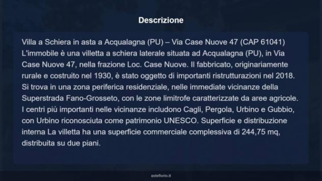 Immobile in asta di 244 m² in vendita a Acqualagna - Foto 13
