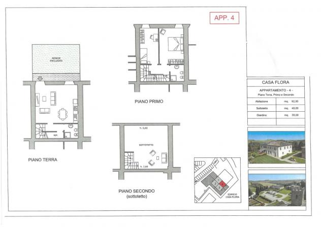 Appartamento in vendita a Siena 132 mq Rif: 1417257