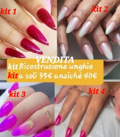 VENDITA KIT DI EXTENSION CIGLIA e kit ricostruzione unghie personalizzati - Foto 4