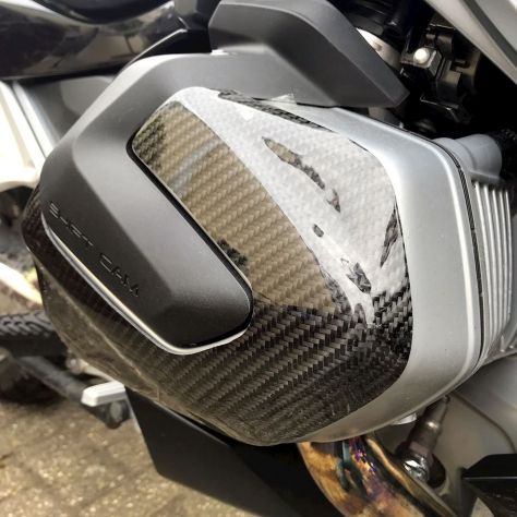 Bmw R 1250 Gs protezioni barre motore copri testata parafango sella - Foto 8