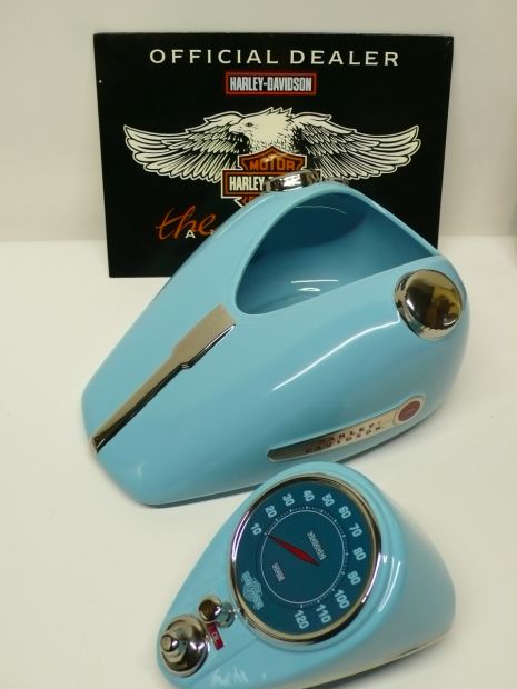 Harley davidson vintage biscottiera più libro - Foto 4