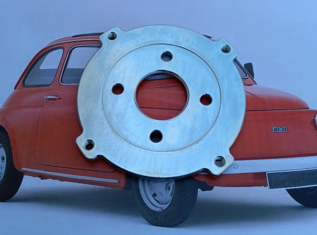 Adattatore Flangia Ruota in Acciaio – Fiat 500 N/D/F/L/R su Mozzi 126 - Foto 6
