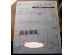 FATTURA DELLA DORICA DEL 1955 - CON MARCHE DA BOLLO -