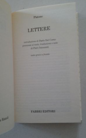 PLATONE - Lettere - Foto 2