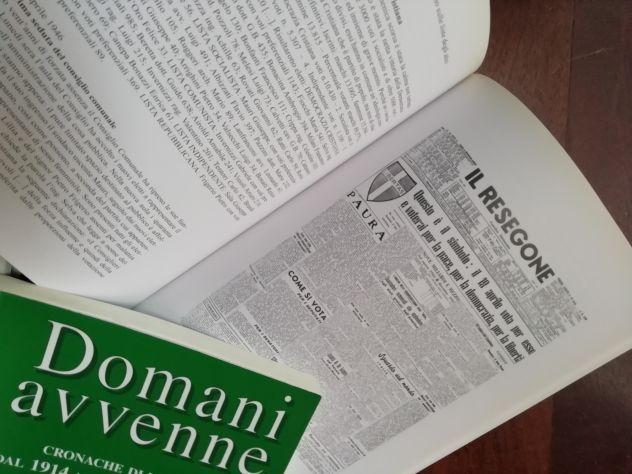 "DOMANI AVVENNE" - n. 3 volumi - Cronache della vita Lecchese dal 1882 al 1954 - Foto 5