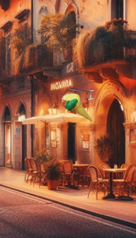 Insegna Gelato a bandiera di un cono gelato in vetroresina a MILANO - Foto 3