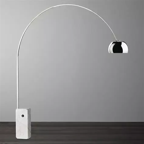 Lampada Arco Flos – Design Castiglioni – Base in marmo di Carrara - Foto 3