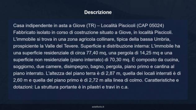 Immobile in asta di 77 m², box auto in vendita a Giove - Foto 18