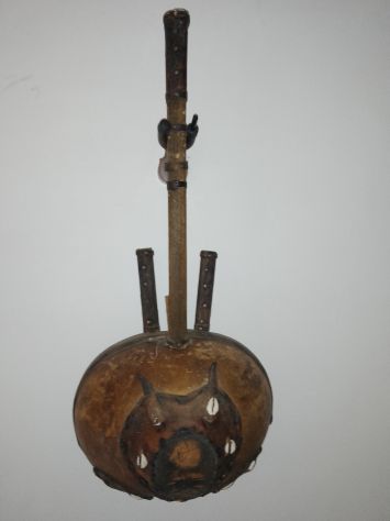 Kora mandolino africano antico originale - Foto 3