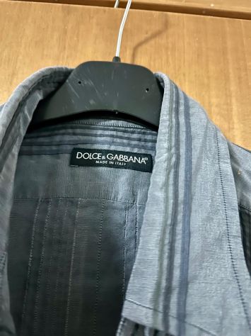 Camicia Dolce &amp; Gabbana Luxury - Seta e Cotone - Made in Italy - Tg. 48L - Foto 3
