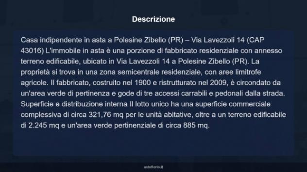 Immobile in asta di 321 m² con più di 5 locali in vendita a Polesine Zibello - Foto 18