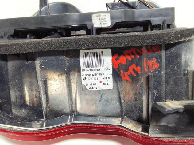 STOP FANALE POSTERIORE SINISTRO SMART Fortwo Coupé (W451) A4518200164 (0715) - Foto 5