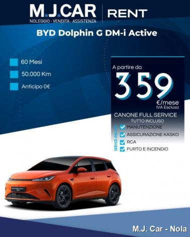 BYD DOLPHIN G DM-i 1.5 phev Active 175cv rif. 23899941