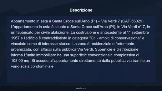 Immobile in asta di 108 m² in vendita a Santa Croce sull'Arno - Foto 10