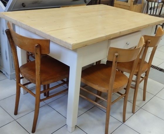 TAVOLO VINTAGE RESTAURATO COD. 20988 - Foto 4