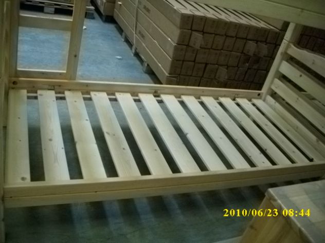 Letto Castello In Legno Massello di Pino - Foto 3