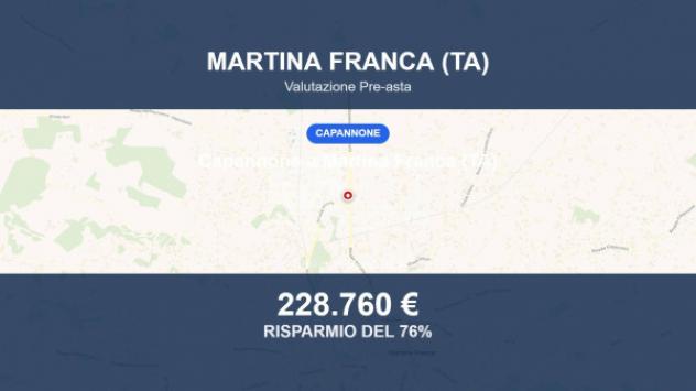Immobile in asta di 1000 m² in vendita a Martina Franca