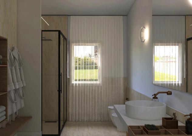 VILLA A SCHIERA di 6 vani e di 143 mq (CAMPOLONGO MAGGIORE) rif. 073 - Foto 2