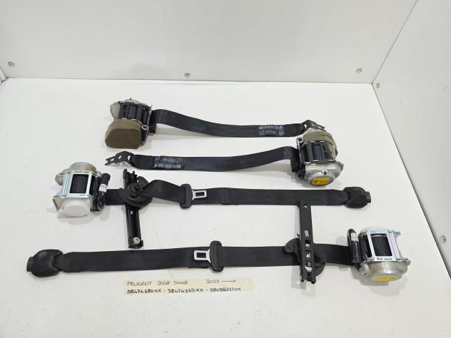 KIT 4 CINTURE PEUGEOT 3008 Serie 98474180XX (1623)