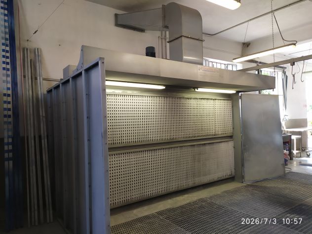 CABINA DI VERNICIATURA A SECCO USATA