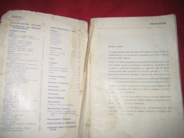 LIBRETTO USO E MANUTENZIONE AUTOBIANCHI A 112 E A112 70HP - Foto 2