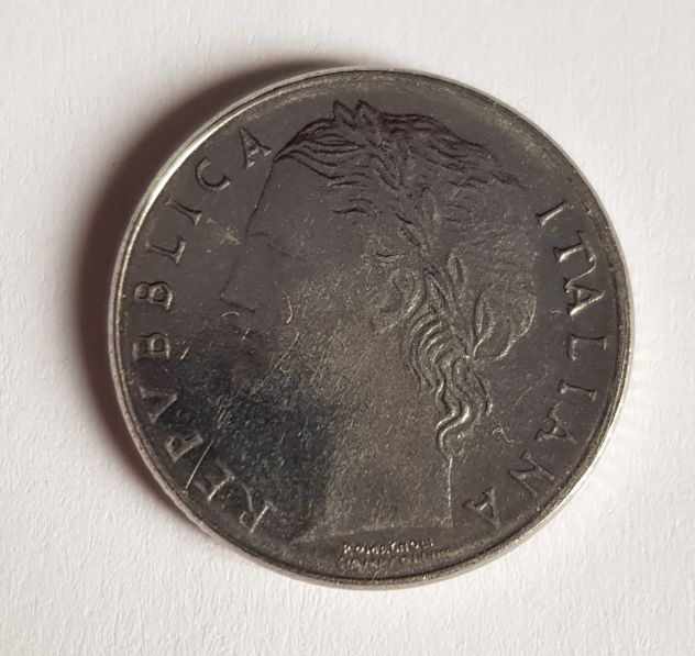 Moneta 100 Lire piccola 1992 - Foto 2