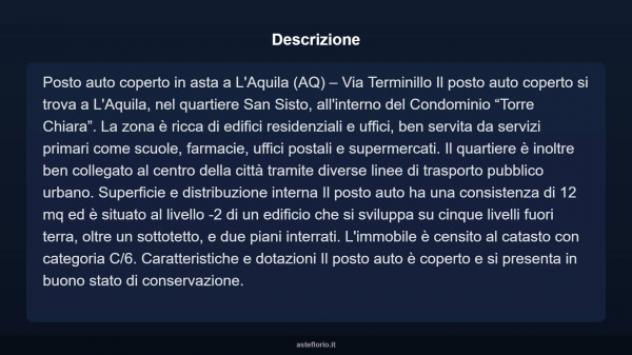 Immobile in asta di 12 m² in vendita a L'Aquila - Foto 7