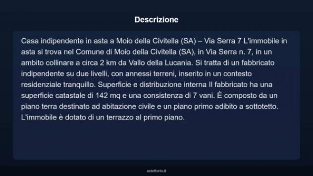 Immobile in asta di 142 m² in vendita a Moio della Civitella - Foto 3