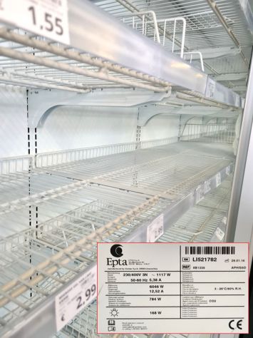 murale freezer per prodotti confezionati market usato - Foto 10