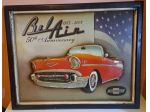 Quadro vintage con Chevrolet Bel Air in rilievo