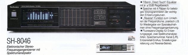 Technics SH-8046 __Equalizzatore digitale - Foto 8