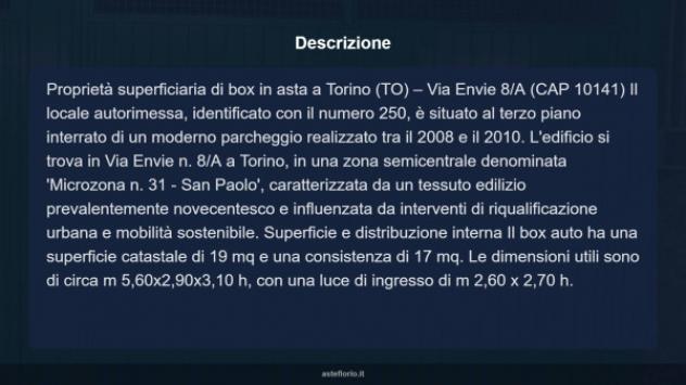 Immobile in asta di 19 m² in vendita a Torino - Foto 6
