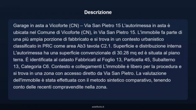 Immobile in asta di 30 m² in vendita a Vicoforte - Foto 4