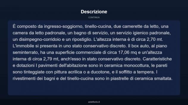 Immobile in asta di 142 m² con più di 5 locali e box auto in vendita a Cerignola - Foto 5